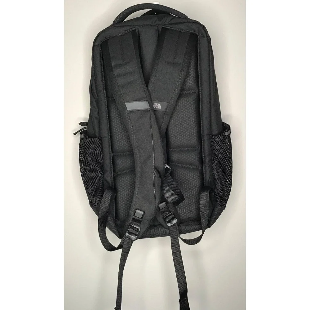 The North Face Stalwart Backpack Gray Black Laptop Bag Workbox Staffing Logo New